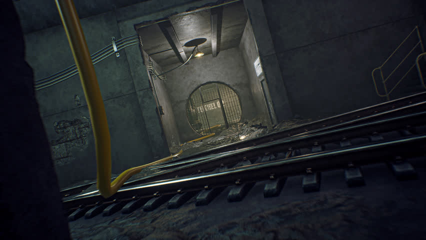 Empty Old Subway Station, animation.Full HD 1920×1080.11 Second Long.
