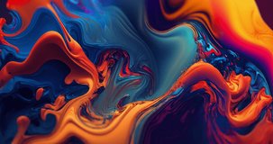 Colorful fluid video animated background