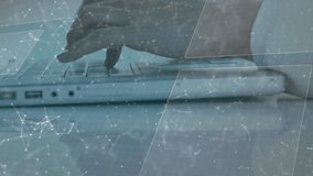 Devices icons and data processing over person typing. technology, business, digitally generated video. - Powered by Shutterstock - Get 15% off with code: PIKWIZARD15