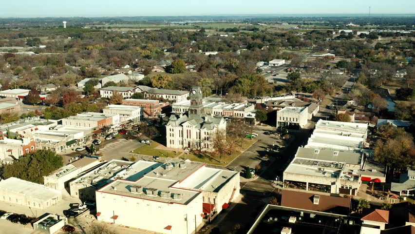 Downtown Granbury in Hood County, Texas