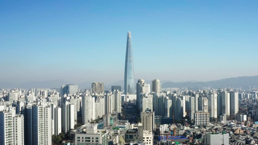 You can take pictures of landmarks and skyscrapers in Jamsil, Songpa-gu, Seoul, and see Seoul buildings and the Han River.
