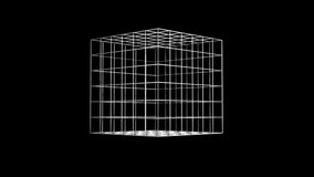 wireframe cube. Computer generated 3d render - Powered by Shutterstock - Get 15% off with code: PIKWIZARD15