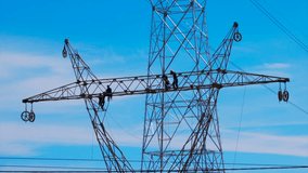 High Voltage Power Line Pylon - Powered by Shutterstock - Get 15% off with code: PIKWIZARD15