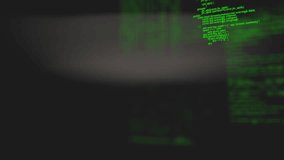 Animation of falling cardboard box over computer language against black background. Digital composite, multiple exposure, packaging, distribution, coding, machine learning and technology concept. - Powered by Shutterstock - Get 15% off with code: PIKWIZARD15
