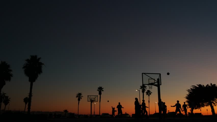 Venice Beach баскетбольная площадка