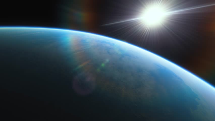 International Space Station ISS Floating in Orbit above Planet Earth in outer space