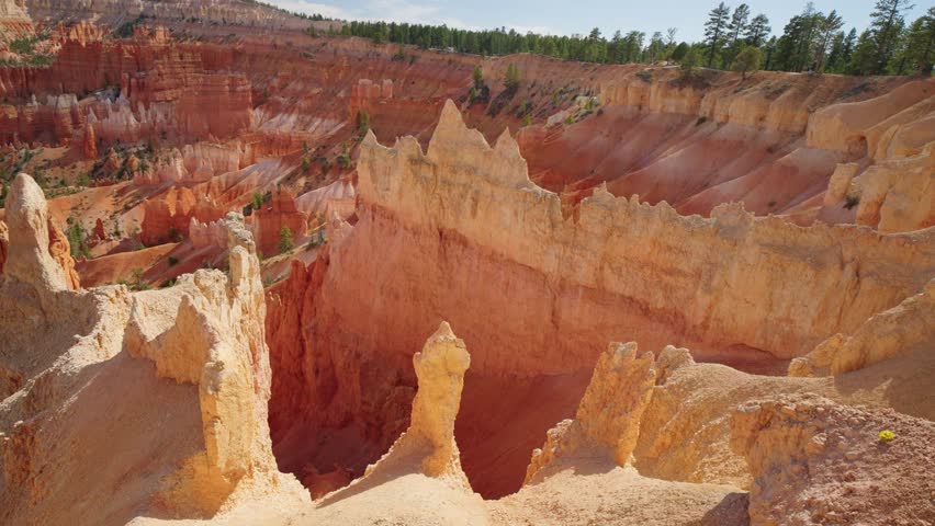 Beautiful view in Bryce Canyon National Park is a located in southwestern Utah in the United States

