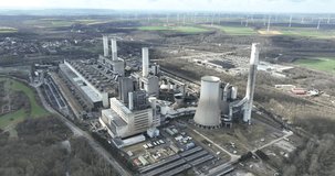 An awe-inspiring drone video showcasing the size and scale of the Kraftwerk Frimmersdorf coal-fired power plant in North Rhine-Westphalia.