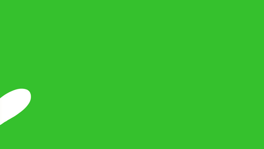 Cartoon water liquid transition animation on green screen. Cartoon water liquid animation with key color. Chroma color. Royalty-Free Stock Footage #1101236159