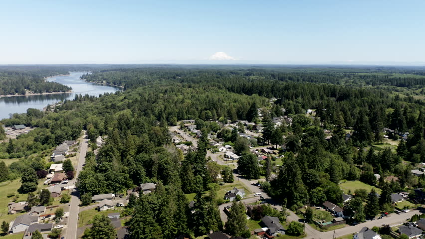 View of Shelton, Washington in Mason County