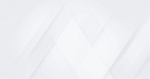  4k Elegant light grey white seamless looped background. Diagonal white stripes animation. Digital minimal geometric 3d BG. Silver rhombus lines. Premium luxury design template. Animated smooth patterの動画素材