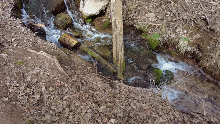 Sunny view of the Big spring landscape of Roman Nose State Park at Oklahoma