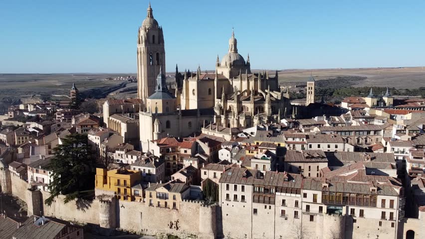Take a side trip around the cathedral appreciating its beauty as well as its tall bell tower.