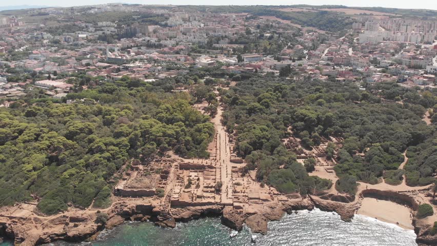 Tipasa Roman Ruins Archaeological Park Algeria