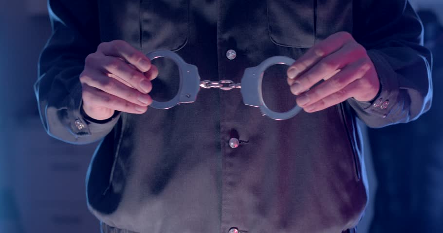 Close-up of a policeman