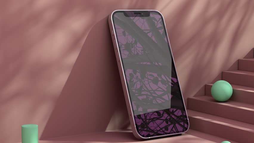 3D Model of mobile phone on scenic background.Mobile Phone Model 3D Animation.Stock Footage For communication and connectivity. | Shutterstock HD Video #1101302897