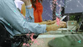 Animation of qr code with network of connections over caucasian businessman in office. Global networks, business, finances, computing and data processing concept digitally generated video. - Powered by Shutterstock - Get 15% off with code: PIKWIZARD15