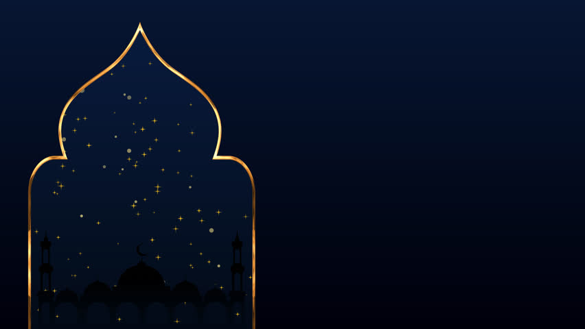 Ramadan Kareem animation text in gold color with luxury background. Great for video introduction 4K Footage and use as a card for the celebration of Ramadan Kareem celeation in Muslim community. | Shutterstock HD Video #1101308043