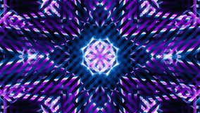 Abstract purple gradient geometric blinking vj loop animation