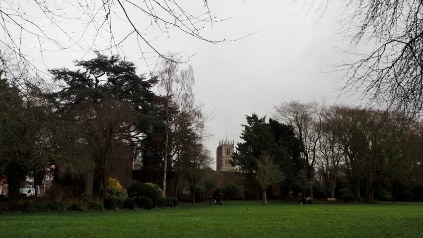 A dynamic zoom footage of St. Mary