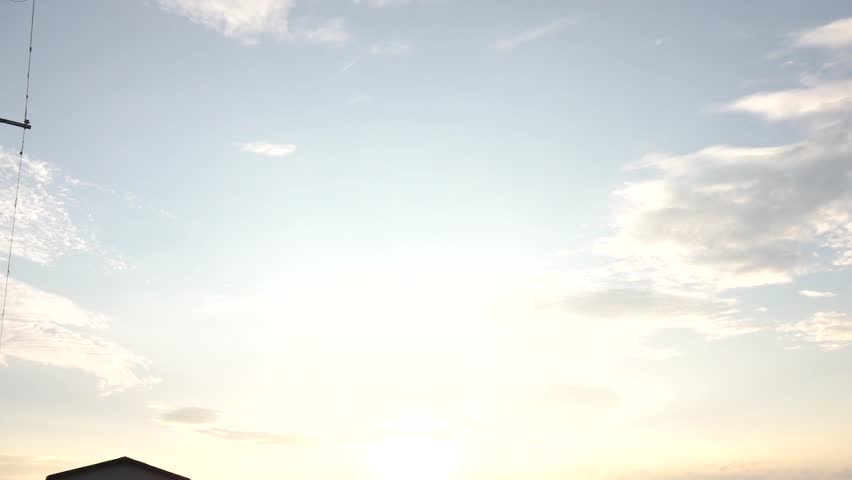 The sky in Japan summer