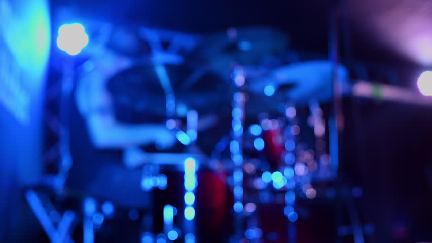 Defocused background of drummer at live event. | Shutterstock HD Video #1101351341