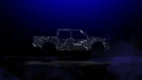 Car wrap design animation abstarct background