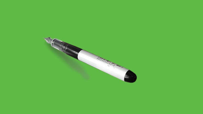 Draw close view of different type of six working equipment like screw driver, sprey, key etc with black outline on abstract green screen background
