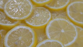 footage of fresh lemon background