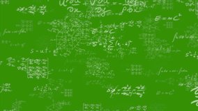 Advanced Mathematics equation math formula text background teaching engineering, teaching equations and formulas backgrounds for teaching Green screen background animation - Powered by Shutterstock - Get 15% off with code: PIKWIZARD15