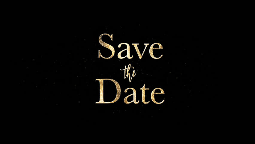 Save The Date Alpha Channel