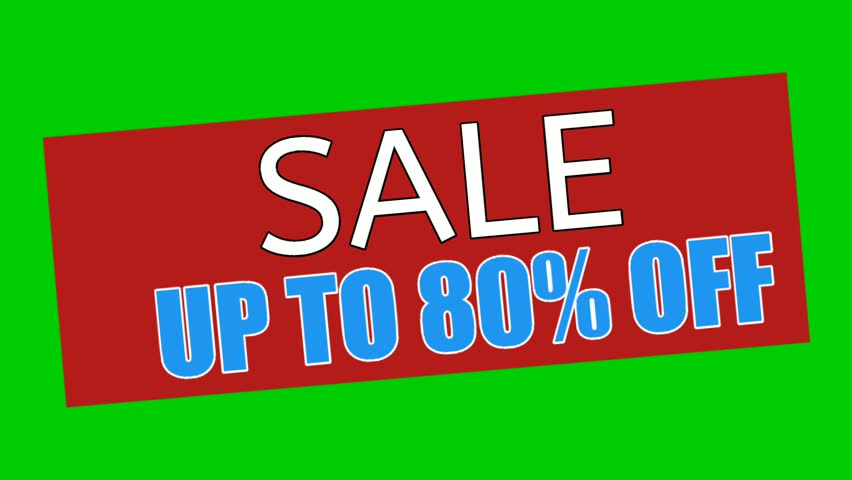 Animation Motion graphics SALE UP TO 80% BUY NOW text on green screen background for business promotion advertorial concept video elements | Shutterstock HD Video #1101391385