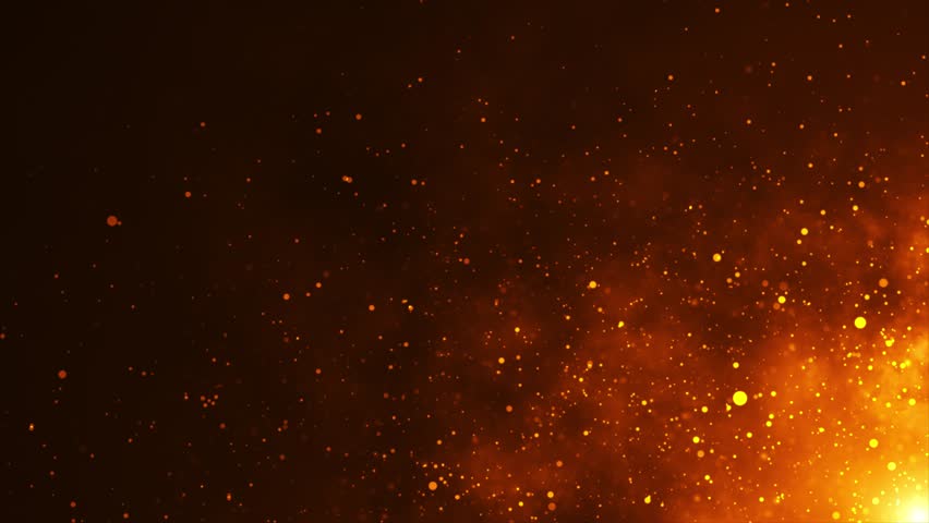 Burning Hot Sparks Fire Particle Background. Abstract Isolated Fire Glowing Particles Background. Loop
 Royalty-Free Stock Footage #1101391981