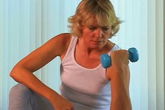 Mature Woman Working Out