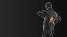 Cervical vertebral pain medical animation - Powered by Shutterstock - Get 15% off with code: PIKWIZARD15