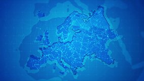 Europe Map Digital Business Network - Powered by Shutterstock - Get 15% off with code: PIKWIZARD15