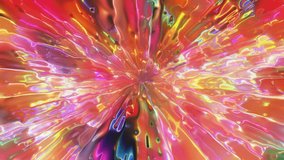Colourful Psychedelic Abstract Loop Background Video Animation