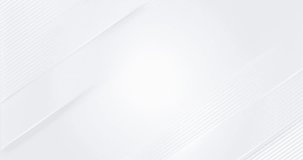 4k Elegant light grey white seamless looping background. Diagonal stripes animation. Geometric modern stripes design. Premium deluxe luxury template. Glassmorphism universal minimal business backdrop