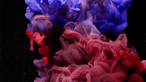 red and blue Abstract Fluid Art: Colorful Ink Clouds in Slow Motion - Powered by Shutterstock - Get 15% off with code: PIKWIZARD15