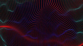  abstract pattern wave lines particles motion background