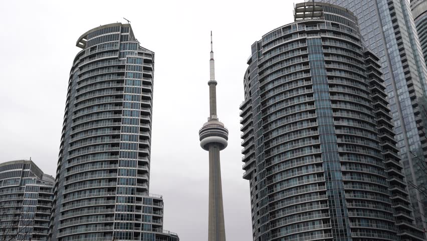 Beautiful view of Tower in Toronto, Canada.
