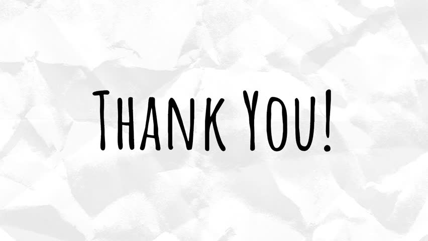 Thank You 4K animated banner suitable for celebration, wishes, events, message, holiday, festival. Thank You text animation Flat design thankfulness, thanksgiving, or gratefulness paper Bakcground