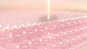 UV light damages the skin. Sunlight is broken down by the skin. a 3D animation - Powered by Shutterstock - Get 15% off with code: PIKWIZARD15