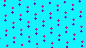 Squares Pattern loop background animation in 4k
