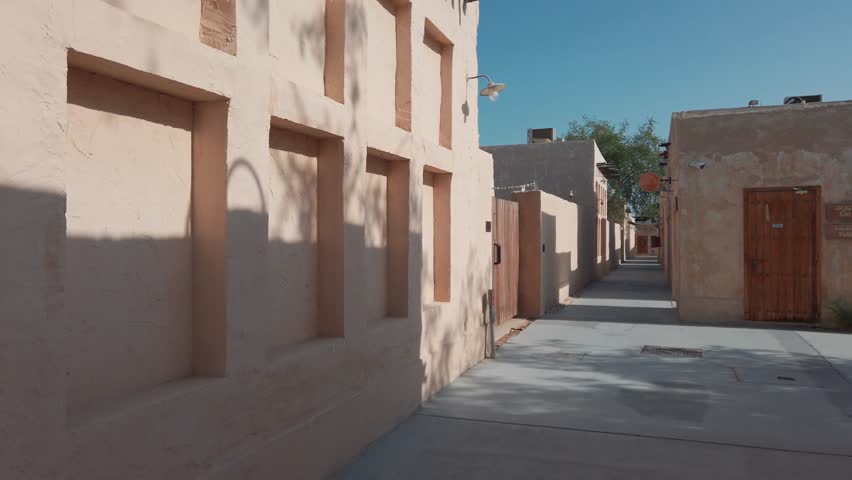Souq Al Wakrah is a local marketplace with traditional and historic buildings and alleys, located an hour away from Doha, and beside the coastline