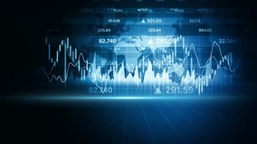Business Stock Market, Recession Global Market, Crisis, Inflation, Deflation, Financial Diagram with Graph Stock Numbers, Digital Data Financial Investment and Trading Trends, Investment Background. - Powered by Shutterstock - Get 15% off with code: PIKWIZARD15