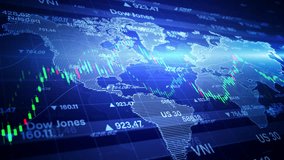 Digital Data Financial Investment and Trading Trends, Business Stock Market, Recession Global Market, Crisis, Inflation, Deflation, Financial Diagram with Graph Stock Numbers, Investment Background. - Powered by Shutterstock - Get 15% off with code: PIKWIZARD15