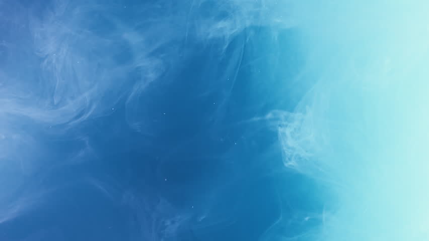 Color vapor. Fog texture. Smoke cloud. Ink water splash. Blue white haze wave floating motion abstract art background shot on RED. Royalty-Free Stock Footage #1101514699