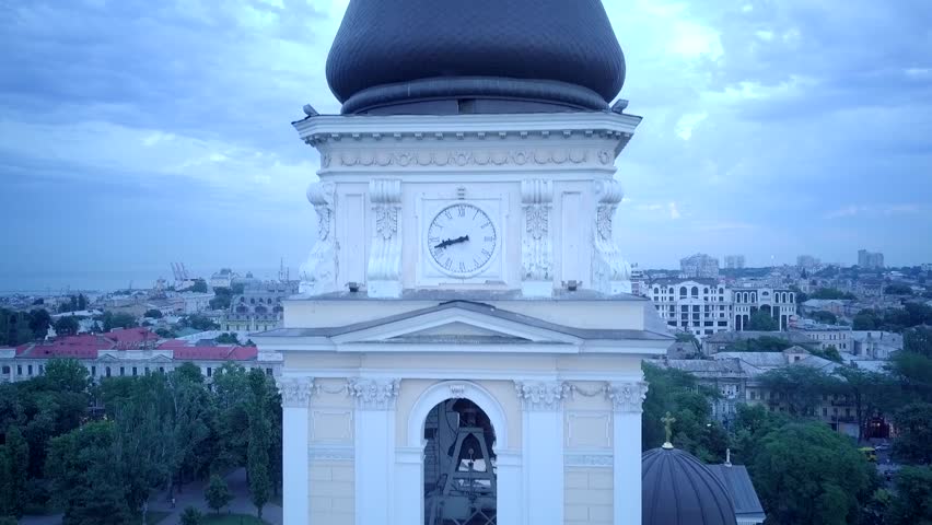 Spaso-Preobrazhensky Cathedral in Odessa Ukraine, church | Shutterstock HD Video #1101519311