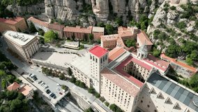 Santa Maria de Montserrat is an abbey of the Order of Saint Benedict located on the mountain of Montserrat in Monistrol de Montserrat, Catalonia, Spain